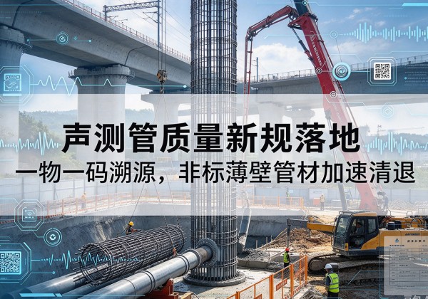 台山声测管质量新规落地，一物一码溯源，非标薄壁管材加速清退